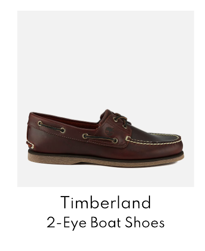 Timberland Men's Classic Leather 2-Eye Boat Shoes