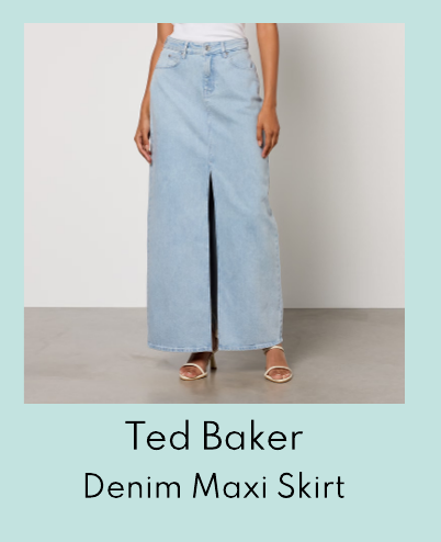 Ted Baker Dorlat Denim Maxi Skirt