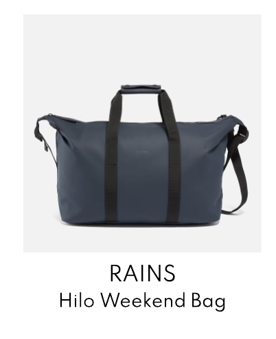 Rains Hilo Matte Shell Weekend Bag