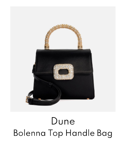 Dune Women's Bolenna Brooch Detail Top Handle Bag - Black