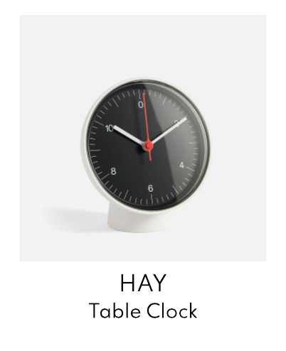 HAY Table Clock - Black