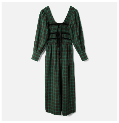 Damson Madder Elle Cotton-Gingham Midi Dress