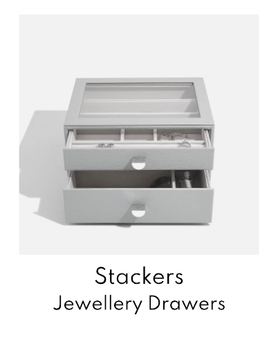 Stackers Classic 2 Set Jewellery Drawers - Pebble Grey