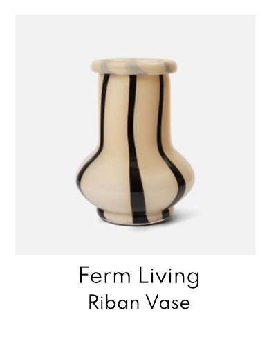 Ferm Living Riban Vase - H24 - Cream
