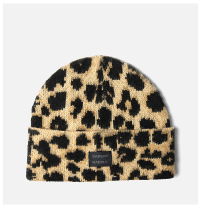Damson Madder Women's Knit Beanie - Leopard