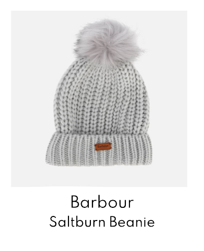 Barbour Women's Saltburn Beanie - Ice White
