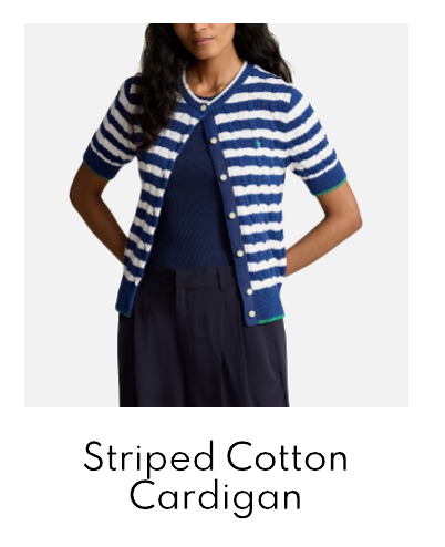Polo Ralph Lauren Striped Cotton Cardigan