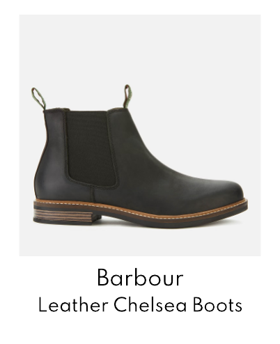 Barbour Men's Farsley Leather Chelsea Boots - Black