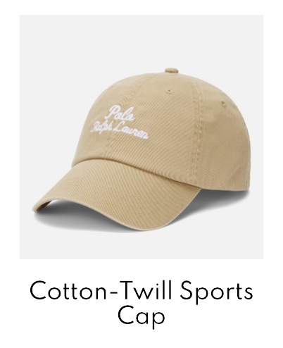 Polo Ralph Lauren Embroidered Cotton-Twill Sports Cap