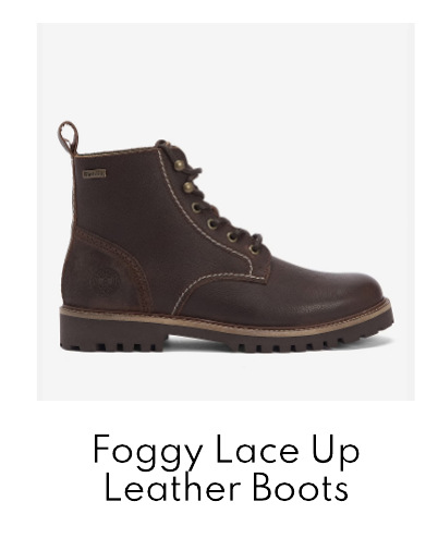 Barbour Men's Foggy Lace Up Leather Boots