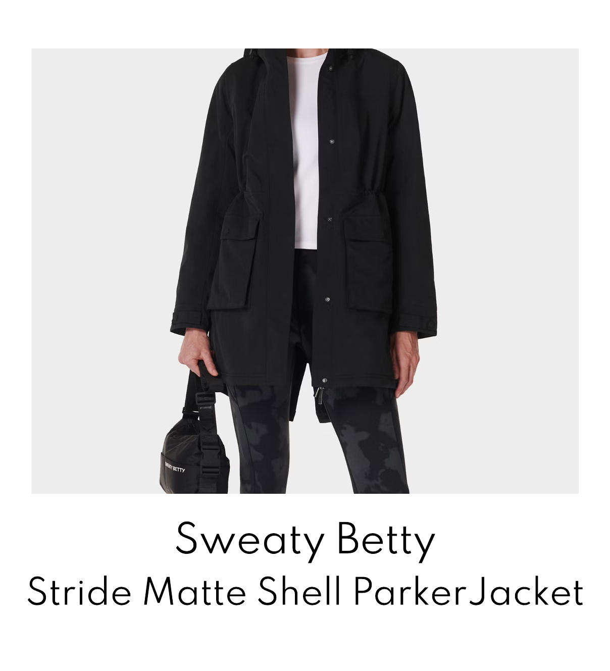 Sweaty Betty Stride Matte Shell Parker Jacket