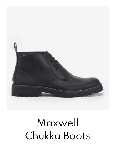 Barbour Men's Maxwell Waterproof Leather Chukka Boots