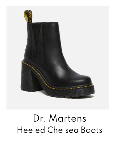 Dr. Martens Women's Spence Leather Heeled Chelsea Boots