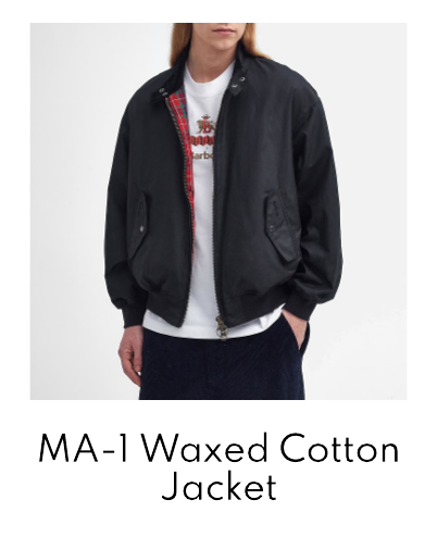 Barbour x Baracuta MA-1 Waxed Cotton Jacket