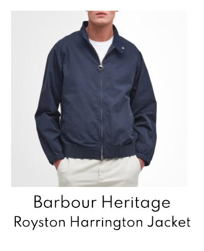 Barbour Heritage Royston Cotton-Canvas Harrington Jacket