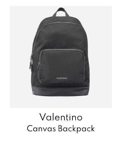 Valentino Men's Tron Canvas Backpack - Blue