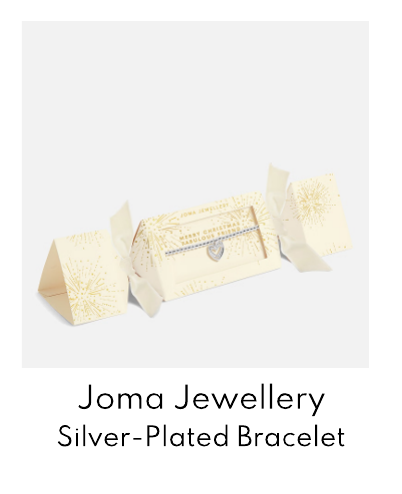 Joma Jewellery Christmas Cracker Merry Christmas Silver-Plated Bracelet