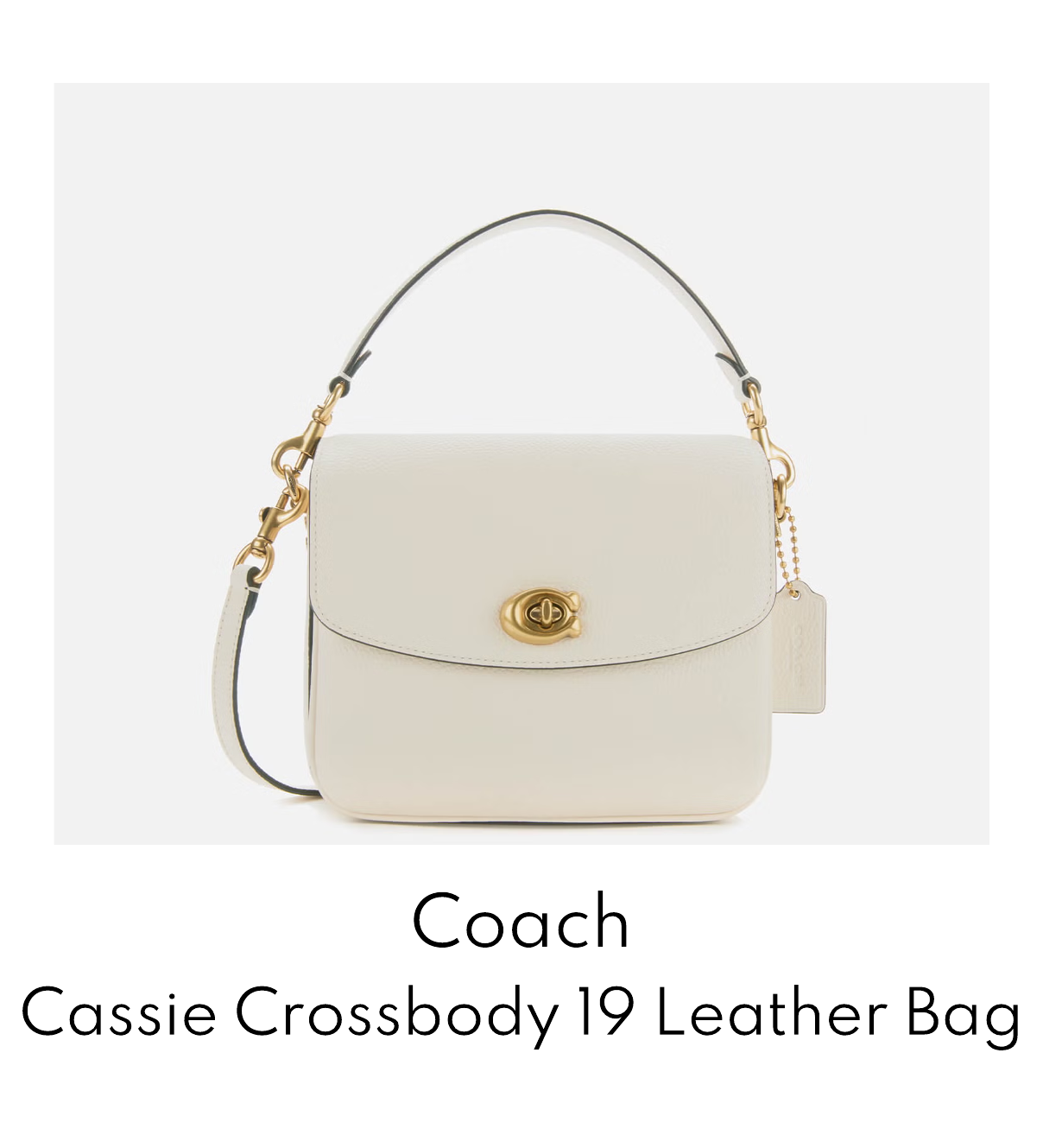 Coach Cassie Crossbody 19 Leather Bag