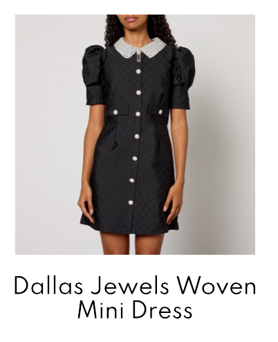 Sister Jane Dallas Jewels Woven Mini Dress