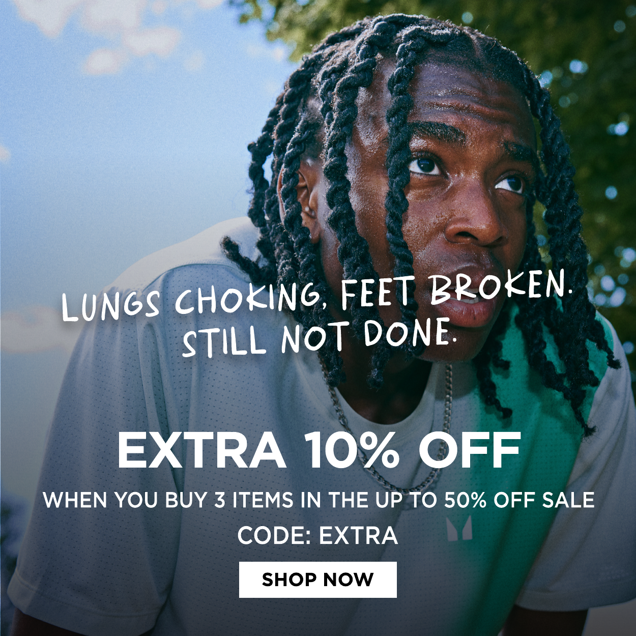Up to 50% off + Extra 10% off when you buy 3 items, use code: EXTRA