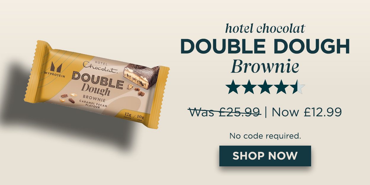 Hotel Chocolat Double Dough Brownie, was £25.99, now £12.99. No code required.