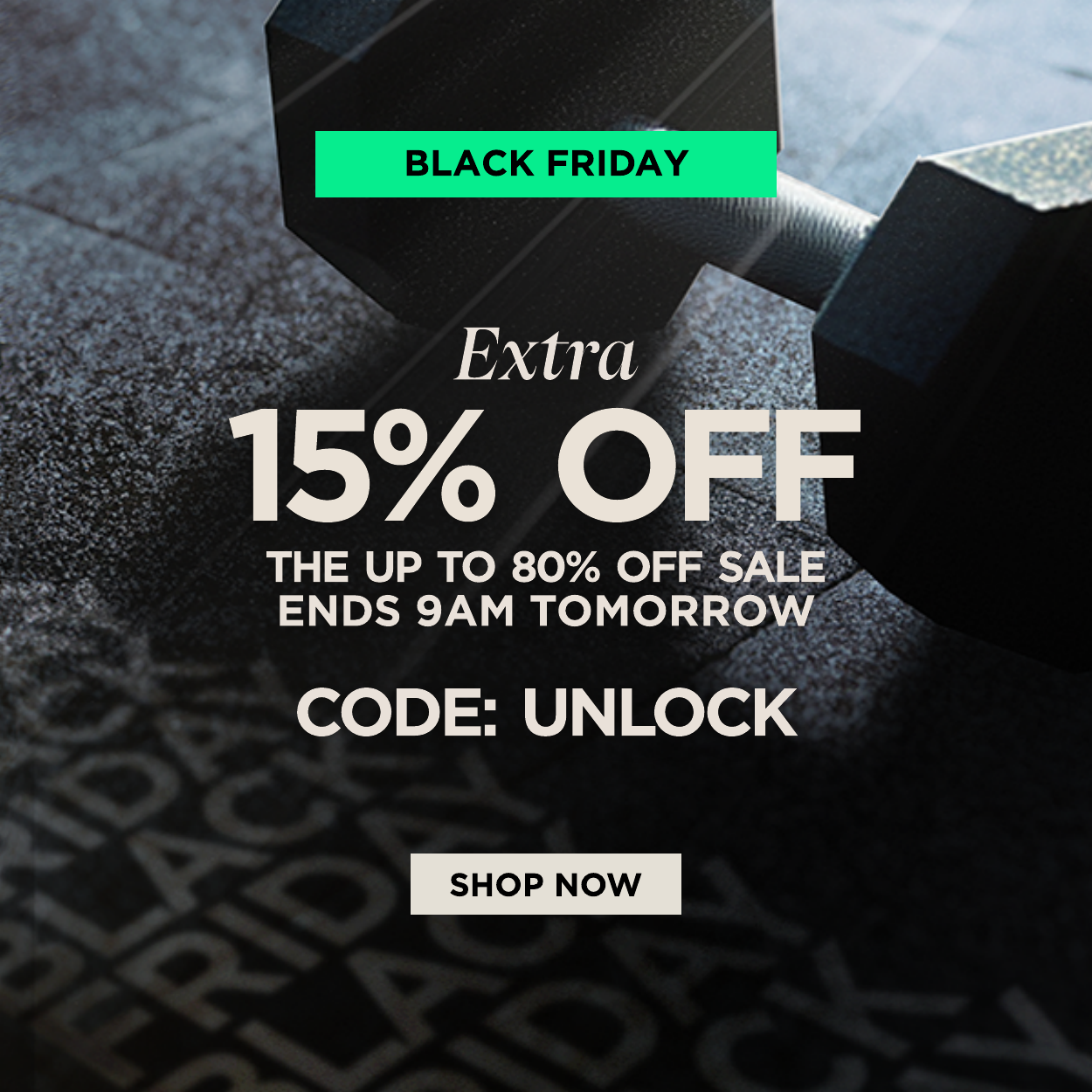 Up to 80% off is now live