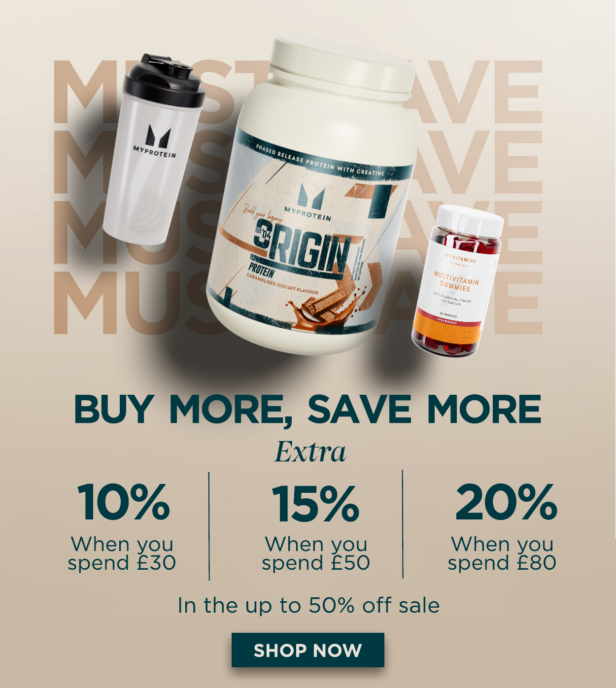 Spend more, save more