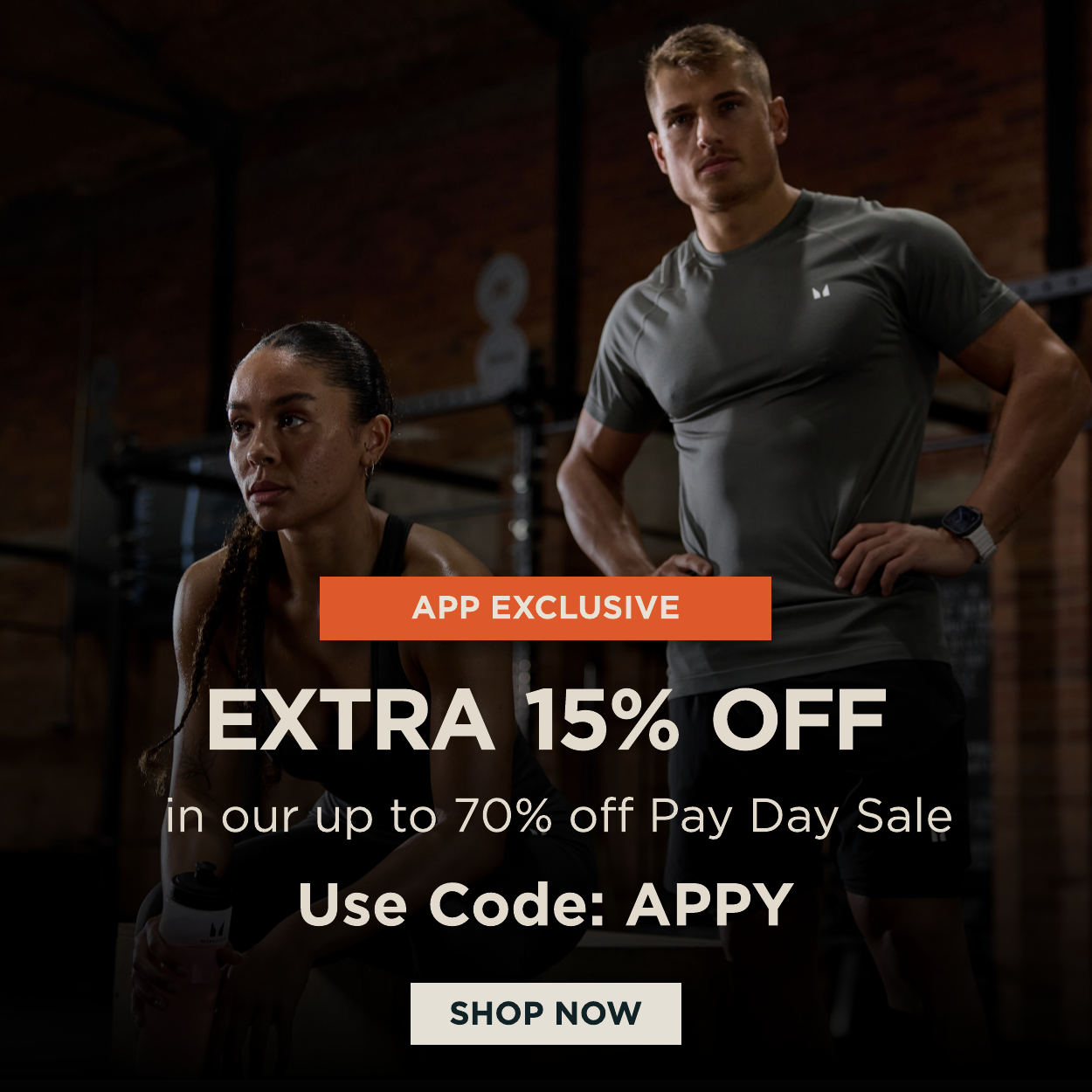 Extra 15% off in the up to 70% off Pay Day Sale with code: APPY