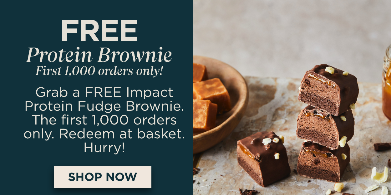 Free Protein Brownie - first 1,000 orders only!