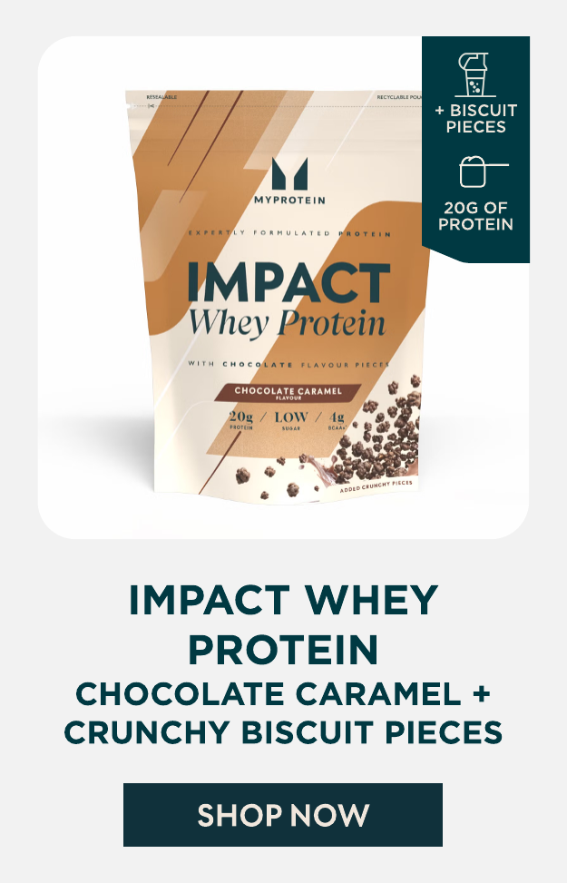 Impact Whey + Crunchy Biscuit Pieces