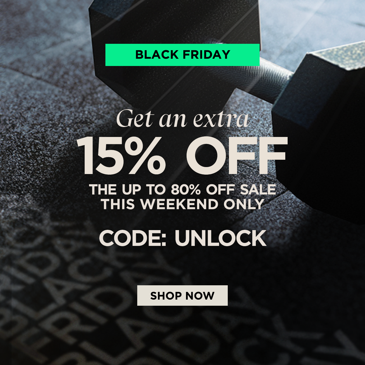 Up to 80% off is now live