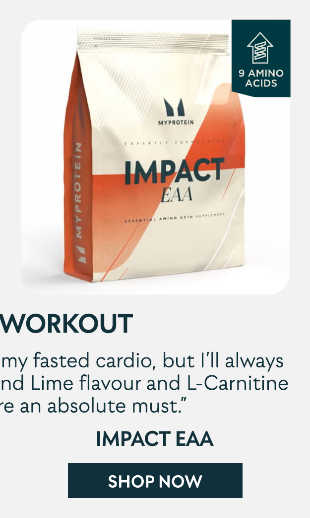 Impact EAA The ultimate blend, with all the essential amino acids