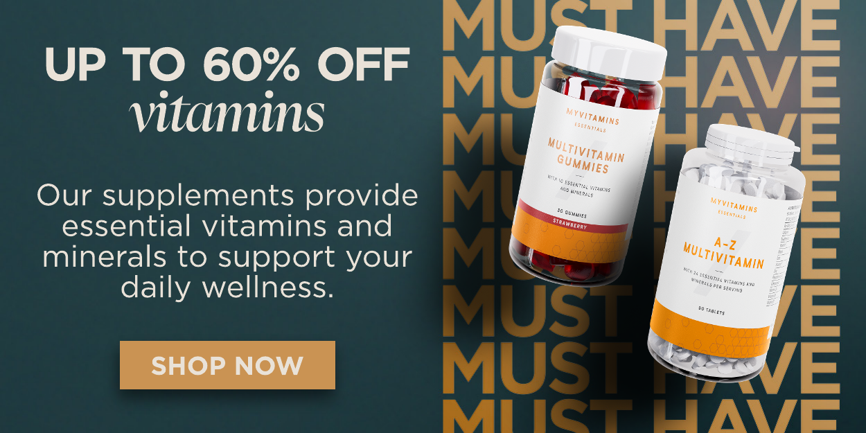 up to 60% off almost all vitamins