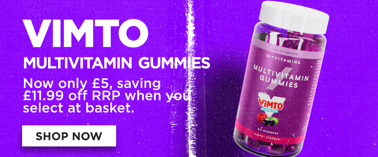 Vimto multivitamin gummies only £5 at basket.