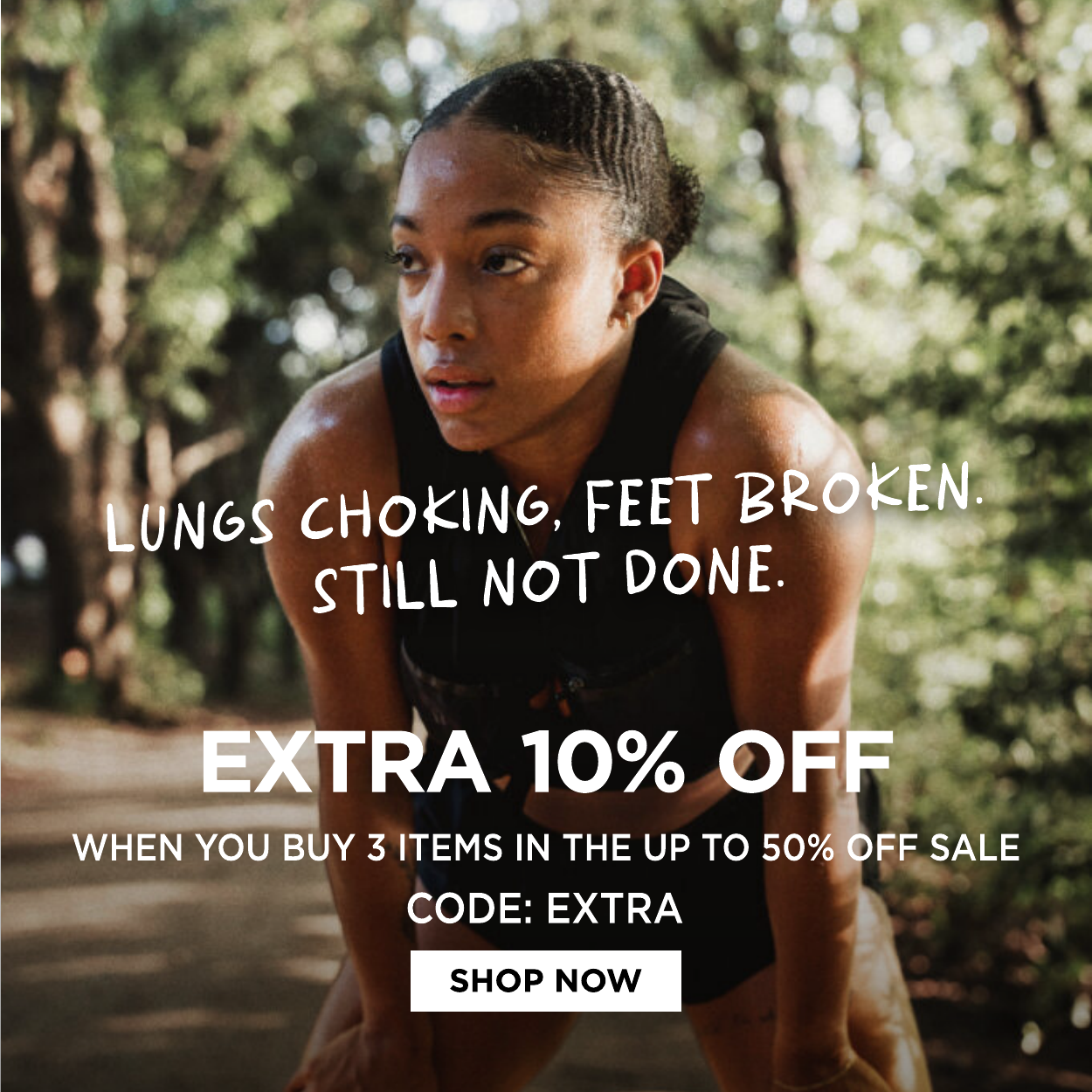 Extra 10% off when you buy 3 items in the up to 50% off sale, use code: EXTRA