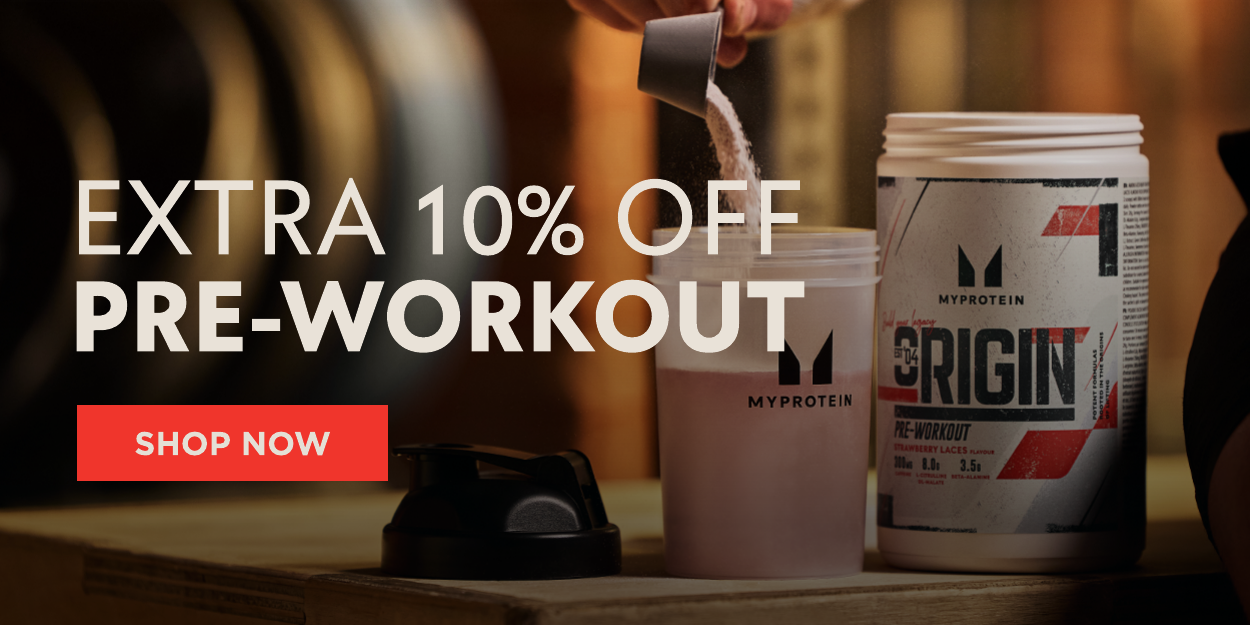 Extra 10% off preworkout