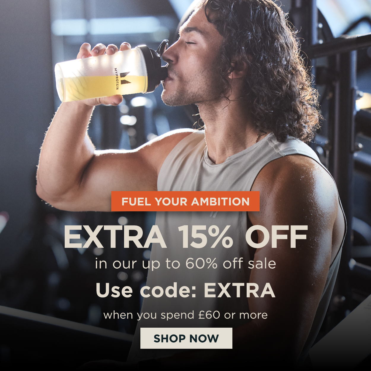Extra 15% off in our up to 60% off sale with code: EXTRA