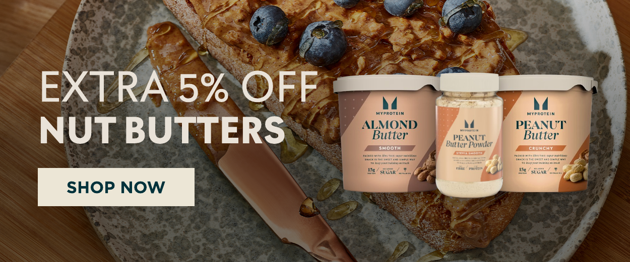 Extra 5% off nut butters
