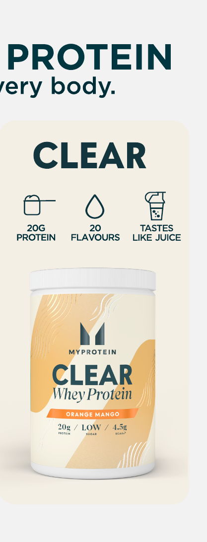 Clear Protein Powders