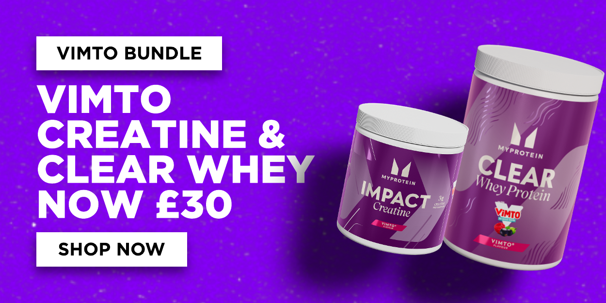 Vimto Creatine & Clear Whey now £30