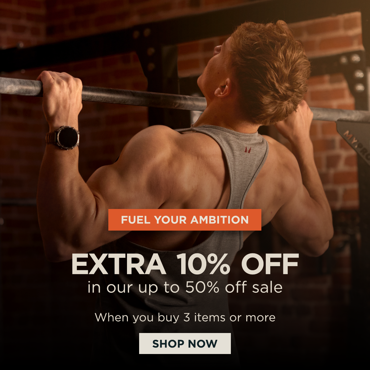 Extra 10% off the up to 50% off sale when you buy any 3 items