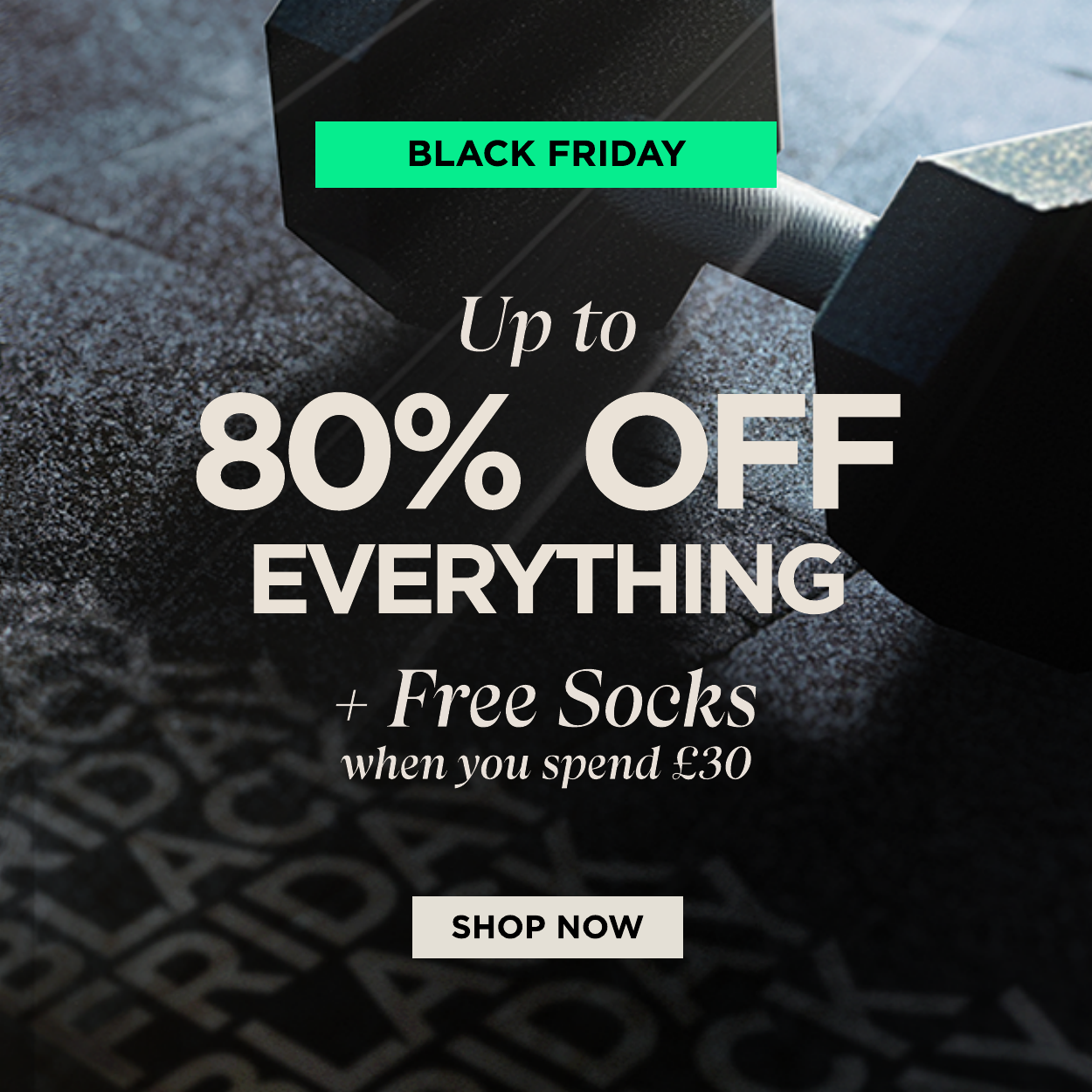 Free socks when you spend £30