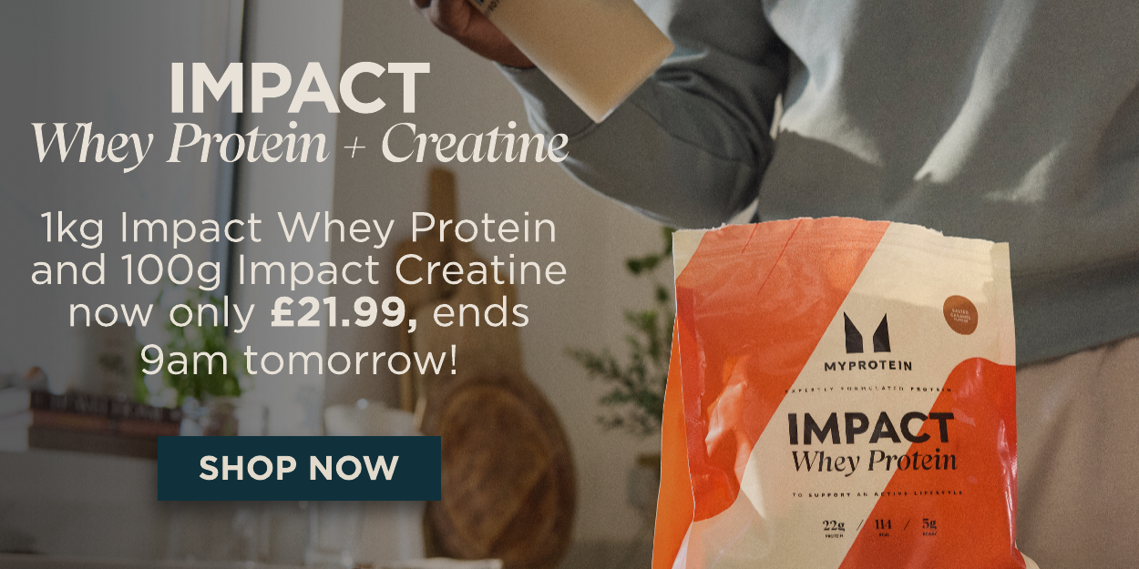 Impact Whey Protein + Creatine only £21.99