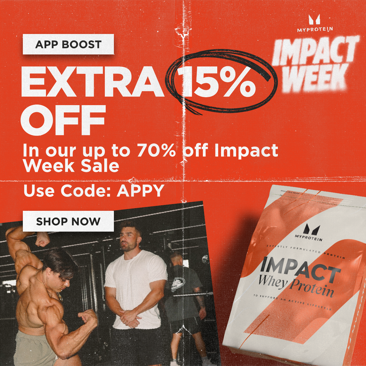 App Boost: Extra 15% off with code: APPY