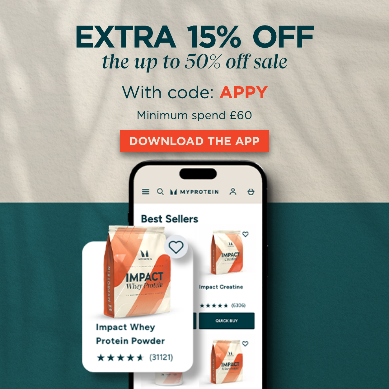 Shop the app for an extra 15% off 