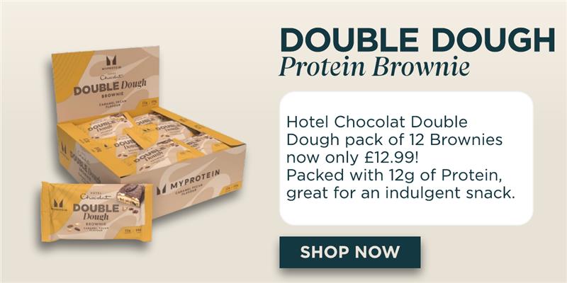 12x Hotel chocolat Double Dough Brownies now only £12.99