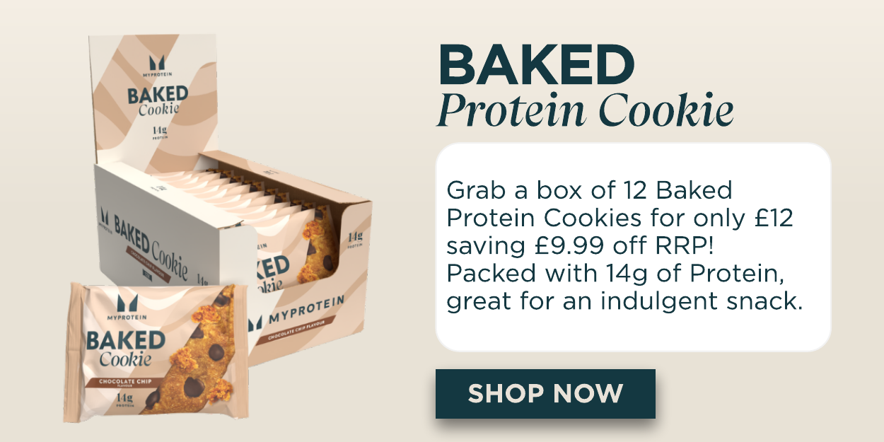 Box of 12 Baked Protein Cookies now only £12