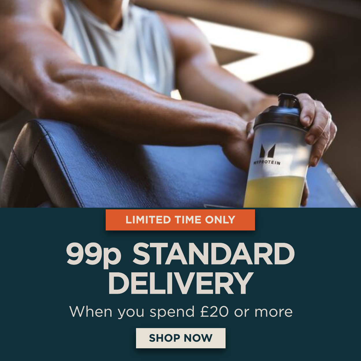 99p standard delivery when you spend £20 or more
