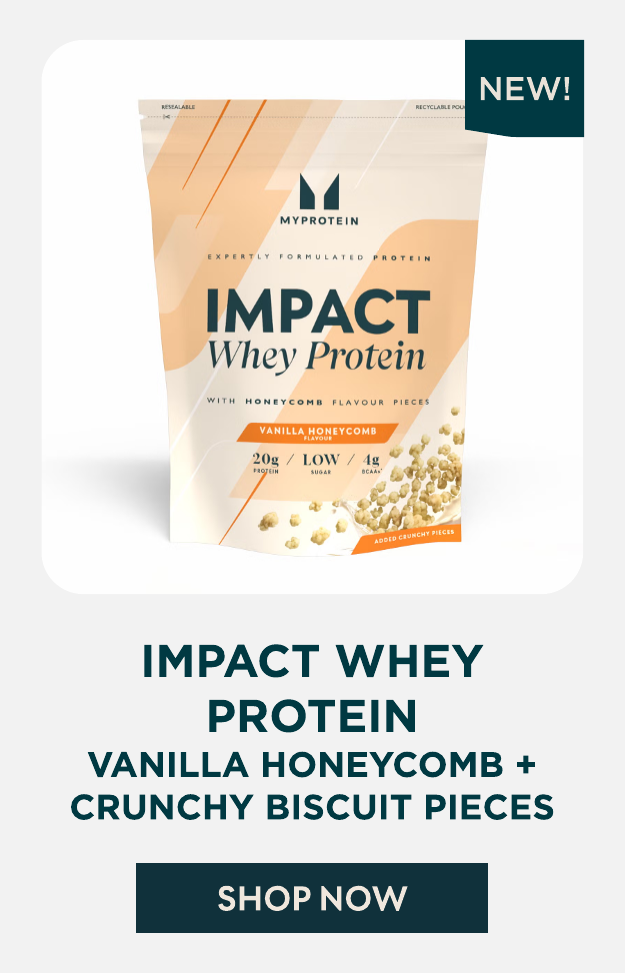 Impact Whey + Crunchy Biscuit Pieces