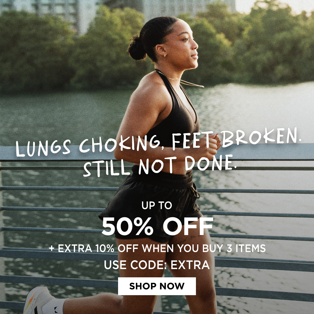Up to 50% off + Extra 10% off when you buy 3 items, use code: EXTRA